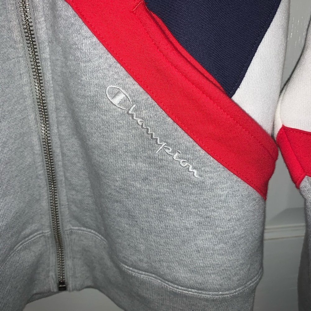 Champion Reverse Weave Colorblock Zip Up Hoodie - image 3